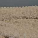 Avont Dog Bed Mat for Couch, Warm Fluffy Calming Sofa Topper Furniture Protector for Small Medium Large Dogs Cats with Removable Washable Cover -Brown(L)