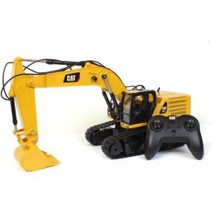 Diecast Masters RC Truck CAT 336 Excavator | Fully Functional Radio Control 1:24 Scale Model Remote Truck, Caterpillar Trucks Yellow 25001, Approx Measurements: 19.3in L x 6.5in W x 8.7in H