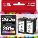 260XL 261XL Replacement for Canon 260 and 261 Remanufactured Ink Cartridges PG-260 CL-261 Compatible with Canon Pixma TS6420a TS6420 TS6400 TR7020a TS5320 TR7000 TS5300 TR7020 Printer (Black, Color)