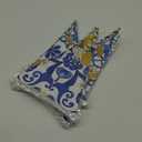 Faccito 5 Pcs Blue Tiles Lemon Decor Lemon Bunting Banners Blue Tiles Paper Pennant Garlands Lemonade Hanging Triangle Flags for Wedding Birthday Bridal Shower Bachelorette Party Decorations