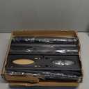 Rfiver Swivel Floor TV Stand with Power Outlet for 32-60 inch TVs, Height Adjustable Tall TV Stand with Wood Base, Hold Up to 88lbs, Saving Space Design for Bedroom, Living Room and Corner (Black)