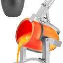 Nelyrho Hand-held Crucible Pouring Tongs with A Graphite Crucible and A Pouring Rack, Work with Crucibles and Melting Furnace, Metal Casting Aluminium Copper Silver #20 (20kg-44lbs)