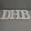 IFDGCTK Light Up Letters, Led Letter Lights 26 Alphabet, Decorative Lighted Letter, Battery Powered Led Marquee Letters for Party, Bar, Night Light, Home Decor(D, H, B)