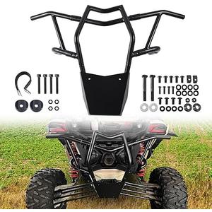 Rear Pre-Runner Bumper Bar for X3, Combined Rear End Bumper Bar Brush Guard Protector Compatible with Can Am Maverick X3 Max Turbo R RR 2017-2025 Accessories,Replace OEM#715002880#715003436