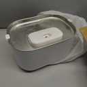 PETLIBRO Cat Water Fountain, Cat Fountain Indoor Stainless Steel Tray, 2.5L/84oz Wireless Pump Pet Water Fountain, Cat Water Dispenser with Two Flow Modes, Pet Fountain for Drinking Easy Clean (White)