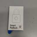 Pothunder Fingerprint Padlock, Smart Padlock, Locker Lock, Combination Lock, Fingerprint Lock with APP Unlock, USB Rechargeable, Suitable for Gym Locker, Door, Locker(Black)