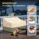 COSFLY Patio Furniture Covers Waterproof, Outdoor 3-Seater Sofa Cover Heavy Duty Fits up to 79W x 38D x 35H inches
