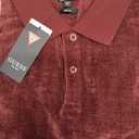 Guess Men's Casual Polo Shirts Long Sleeve Textured Knit Tee Shirt Wrok Tshirts, Size XL