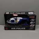 ANJARU Helicopter Toy with Lights and Sound,Simulative Rescue Helicopter Vehicles Toys for Kids Aged 3 and Up,PullBack Propeller Army Toys Toddler Kids Boys Gifts (Police Helicopter)