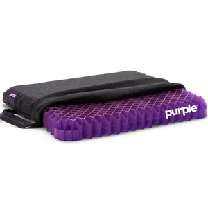Purple Royal Seat Cushion, Portable 2 Inch Gel Seat Cushion, GelFlex Grid