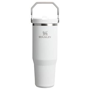 STANLEY IceFlow 2.0 Flip Straw Tumbler with Handle 30 oz | Twist On Lid and Flip Up Straw | Leak Resistant Water Bottle | Insulated Stainless Steel | BPA-Free | Frost