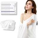 20 Pack Disposable Travel Bath Towels Sheets Extra Large 55"x27.5",Soft Disposable Dry Towel Washcloths Shower Towels for Body Travel Bathroom,Quick Dry Camping Towel Hair Swimming Gym Pet Towels