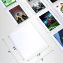 Top Loader Card Sleeves 480 ct, 35 PT Premium - 240 Hard Plastic & 240 Soft Clear Sleeves for 3" x 4" Trading Cards