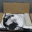 Ambimall 60" Floor Lamps with Remote Control & Bulb, Colors Temperature & Brightness Adjustable, Deep Beige Shade & Black Pole