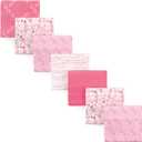 Luvable Friends Unisex Baby Cotton Flannel Receiving Blankets, Love 7-Pack, One Size