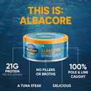 Wild Planet Albacore Wild Tuna, Sea Salt, Canned Tuna, Sustainably Wild-Caught, Pole & Line, 5 Ounce (Pack of 4)  BBD: 06/24/2028  
