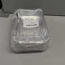 NUPICK 30 Pack Grill Drip Pans Compatible for Weber, 6415 Grill Accessories for Weber Spirit, Genesis, Traveler, Q Series - Grill Grease Pan Liners - Disposable Aluminum Foil Grease Trays - 8.5" X 6"