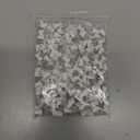 Mudder 200 Count Replacement Christmas Tree Light Bulbs 2.5v 0.425 Watt Mini Replacement Light Bulb Incandescent Wire String Lights Prelit Xmas Tree Decoration(White Base with Warm White Bulb)