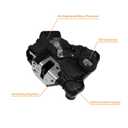 Door Lock Actuator Motor Front Left and Right, Compatible with Toyota 4Runner Camry Tundra Sequoia, Lexus ES350 GS350 LS460 RX450h, Scion tC xB xD | Replaces#69030-0C050 69040-0C050 931-401 931-403