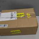 LuckIn 12 Inch Heavy Duty Shelf Bracket, Wall Shelf Brackets, 90 Degree Bracket, 250 LBS Max Load, Mounting Hardware Include, Black, 12-Pack