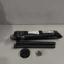 Cast Iron Wall Mounted Clothes Rack, Heavy Duty Industrial Pipe Clothing Rack for Hanging Clothes, Garment Racks for Wardrobe Organizers and Storage, DIY Closet Rods Closet Bar (Black 2 Pack, 12 in)