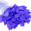 YINBEILIXU Irregular Stained Glass Scraps Mosaic Tiles Pieces 1-3cm Broken Glass Pieces Shapes for Crafts,Fusing,DIY Resin Art, Mosaic Making Projects,Frames,Aquarium Gravel,410g/14.5oz (Cobalt Blue), 0.4-1.2 inches