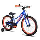 JOYSTAR 20 Inch Boys Bike with Training Wheels for 5-9 Years Old Children 20" Kids Mountain Bikes for Early Rider Kids' Bicycles Blue