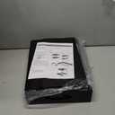 Under Sink Organizer, 2 Tier Pull Out Under Cabinet Organizer Shelf with Pad for Framed Cabinets, Metal Slide Out Under Sink Storage, Mesh Sliding Drawers for Kitchen Bathroom Laundry(Black, 1 Pack)