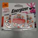 Energizer Hearing Aid Batteries Size 13, Orange Tab, 24 Pack