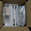 CLOUDBERG Medium Elevated Wooden Dog Bed Frame with Cushion, Raised Dog Couch Sofa 32½”x 24½” Up to 50lbs