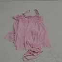 Avidlove Women Lingerie Lace Babydoll Sexy Chemise Nightwear Teddy V Neck Sleepwear Boudoir Outfits (Large, Pink)