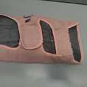 Sherpa Dog Coat Turtleneck Reversible Fleece Vest Sweater Thick Pet Clothes for Cold Weather Winter Jacket Warm Dog Coats for Large Dogs, Pin, L