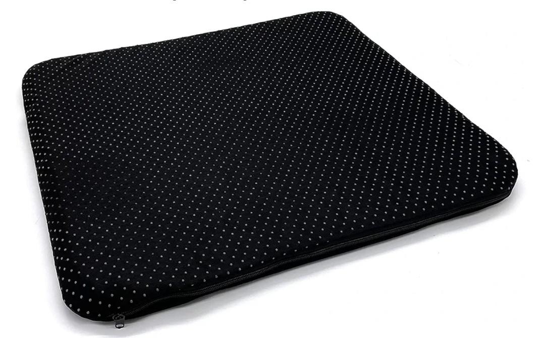 Jaegvida Silicone Seat Cushion Breathable Gel Egg Seat Cushion with Non-Slip Cover for Office Chair Car and Wheelchair (Black)