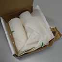 GPLANET Biodegradable handle Trash Bags, 5 Gallon, 20L, leak proof 0.78 Mils Thickness, 100% Compostable Waste Bags for Kitchen Bathroom Office , ASTM D6400 BPI Certified, White