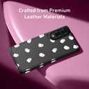 Goodon for Samsung Galaxy S25 Edge Case Wallet - Flip Folio Leather Cover with Trendy Floral Design, 3 Card Slots & Kickstand Function, Protective Phone Case for Women and Girls - Cute Little Ghosts