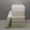 IRIS USA File Box, Plastic File Organizer with Lids for Letter/Legal File, Portable Document Box For Moving, Storage Bin with Durable and Secure Lid, Stackable Nestable BPA-Free, Pearl 35 Qt. 4 Pack