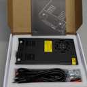 AC to DC Converter 600W 50A, 12V Power Supply 110v to 12v Converter Adjustable Power Supply Universal Power Adapter for Radio, Car Stereos, LED Strip, CCTV, Computer Project, 3D Printer Black