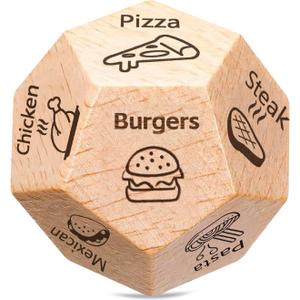 Valentines Day Gifts for Him Her, Stocking Stuffers for Men Women Adults, Anniversary Birthday Gifts for Men Women, Date Night Food Dice