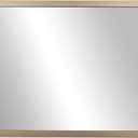Frame My Mirror Gold Bathroom Mirror for Wall, 22" x 30" Champagne Bronze Bathroom Vanity Mirror, Made in USA, Hangs Horizontally or Vertically, Ellis Design