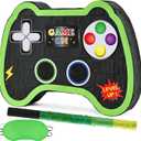 WERNNSAI Video Game Controller Piata - Game Party Supplies Piata Bundle with Blindfold and Bat for Boys Kids Gaming Theme Birthday Party Game Carnival Activity Decorations (15.7" x 12.2" x 3.1")