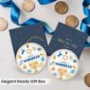 2 x Hanukkah Ornaments 2025 - Happy Hanukkah Ornament for Tree, Jewish Home Decor, Chanukkah Gifts for Women, Men, Friend, Family, Coworker