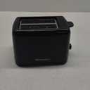 Elite Gourmet ECT1027B Cool Touch Toaster with 6 Temperature Settings & Extra Wide 1.25" Slots for Bagels, Waffles, Specialty Breads, Puff Pastry, Snacks, ETL Certified, 2 Slices, Black