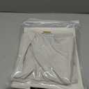 Throw Pillow Covers 18x18 Set of 2  Solid Decorative Pillow Cases for Couch, Sofa, Bed  Square Cushion Covers with Piping (No Insert) Misty White