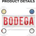 Bodega Banner Sign 24 Inch x 72 Inch | 13 oz Vinyl with Metal Grommets | Heavy-Duty Single-Sided Outdoor Durable Printed High-Quality Weatherproof | Made in the USA