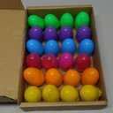 24Pack Easter Eggs Fillers with Easter Bunny Plush Inside Prefilled Easter Eggs for Easter Eggs Hunt Easter Bunny Mini Stuffed Animal for Easter Basket Stuffers Classroom Prize Supplies