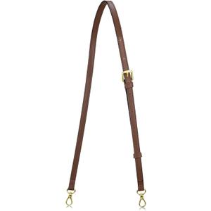 Allzedream Leather Purse Strap Replacement Crossbody Handbag Long Adjustable (Dark Brown)