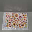 Thanksgiving Coloring Placemats, Set of 20 Paper Placemats & 80+ Autumn Stickers 4 Designs Turkey Coloring Activity Paper for DIY Painting Drawing Banner/Tablecloth for Autumn Theme Party, Wall Decor