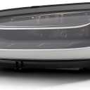 103431600C Headlight Assembly Compatible with 2015-2019 Model X Driver Side Headlamp Black Outer Shell Replacement 1034314 (Left)