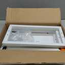 TUTOTAK End Table, Side Table, Tall Couch Table, Sofa Table, Living Room, Bedroom, White TB01BW0832