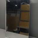 Plastic Medicine Mirror Cabinet for Bathroom 16 x 26 inch, Surface and Recessed Mount (White)